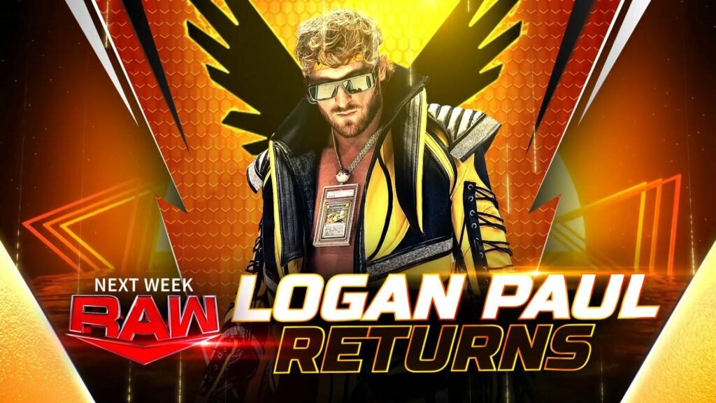 WWE anuncia el regreso de Logan Paul para el show de RAW del 18 de julio