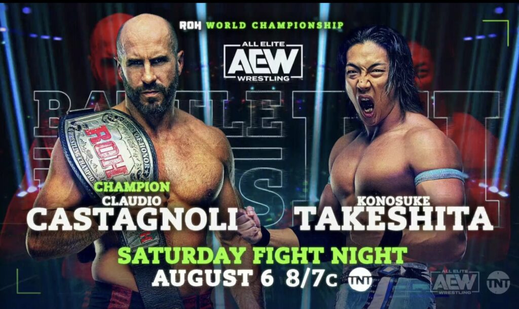 Claudio Castagnoli defenderá el Campeonato Mundial de ROH en AEW Battle of the Belts III