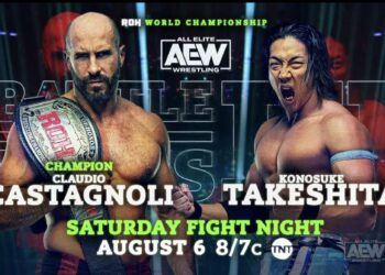 Claudio Castagnoli defenderá el Campeonato Mundial de ROH en AEW Battle of the Belts III