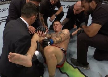 Tom Aspinall sufre una grave lesión en la rodilla durante UFC London