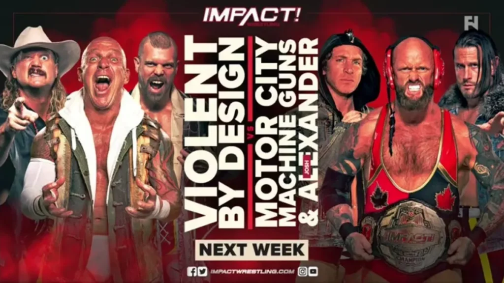 IMPACT Wrestling anuncia cinco luchas para su show semanal del 14 de julio