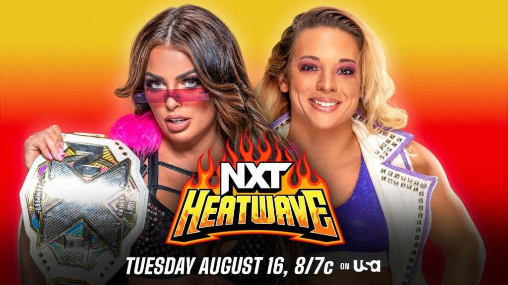 Cartelera WWE NXT Heatwave 2022 actualizada
