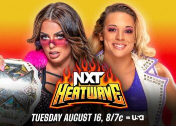 Cartelera WWE NXT Heatwave 2022 actualizada