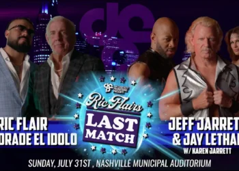 Cartelera Ric Flair Last Match