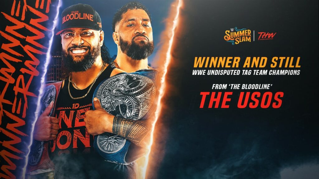 The Usos retienen el Campeonato por Parejas Indiscutido de WWE en SummerSlam 2022