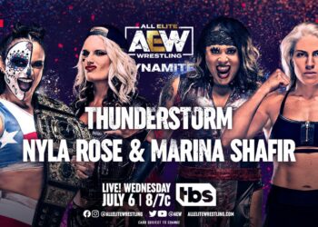 Se confirman cuatro luchas para el episodio de AEW Dynamite 6 de julio
