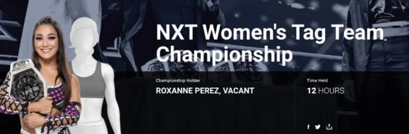 Actualización sobre el Campeonato Femenino por Parejas de NXT