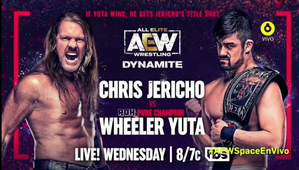 Chris Jericho y Wheeler Yuta se enfrentarán por una oportunidad al Campeonato Mundial Interino de AEW
