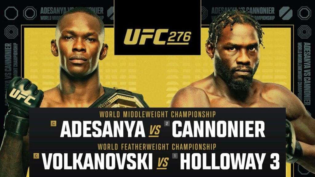 Resultados UFC 276: Adesanya vs. Cannonier