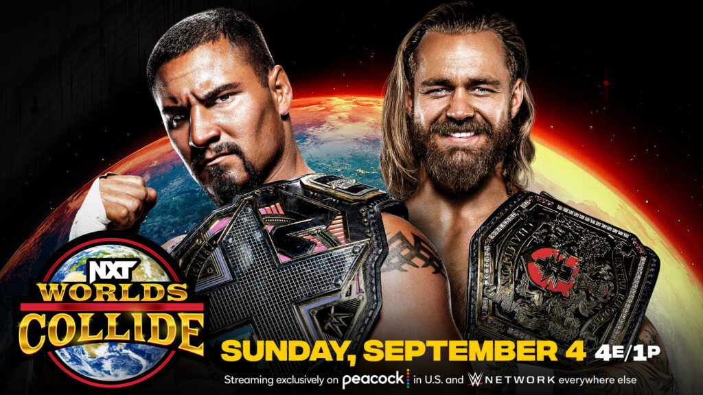 Cartelera WWE NXT Worlds Collide 2022 actualizada