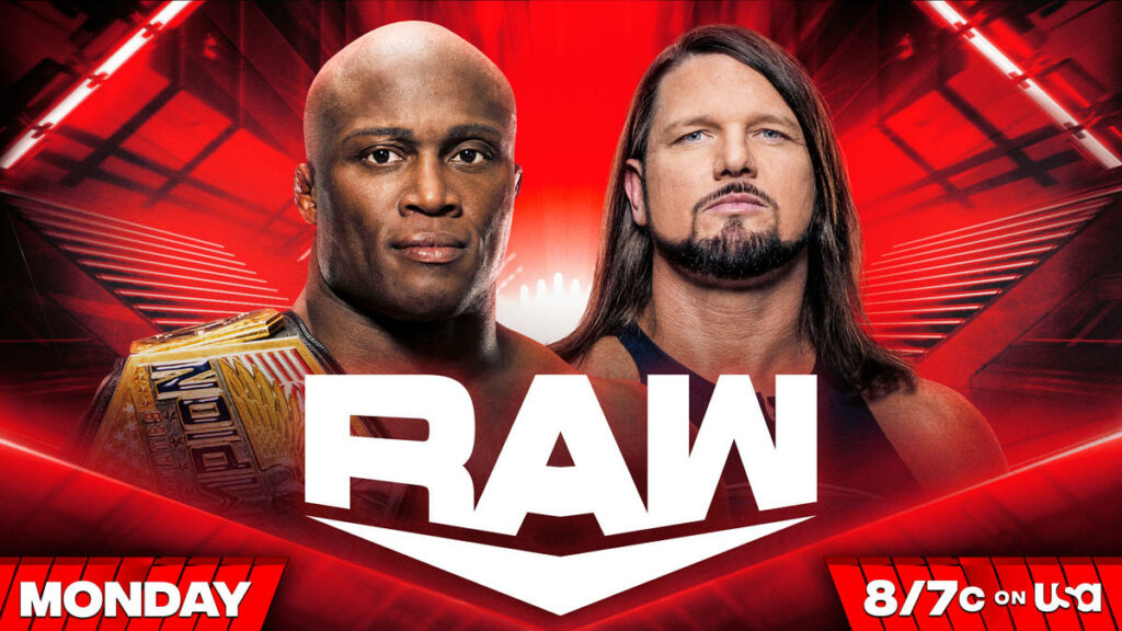 Bobby Lashley defenderá el Campeonato de Estados Unidos contra AJ Styles en Raw