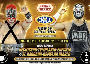 Resultados CMLL Martes de Arena México 2 de agosto 2022