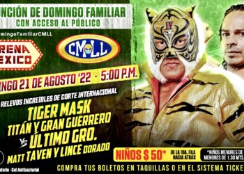 Resultados CMLL Domingo Familiar 21 de agosto de 2022