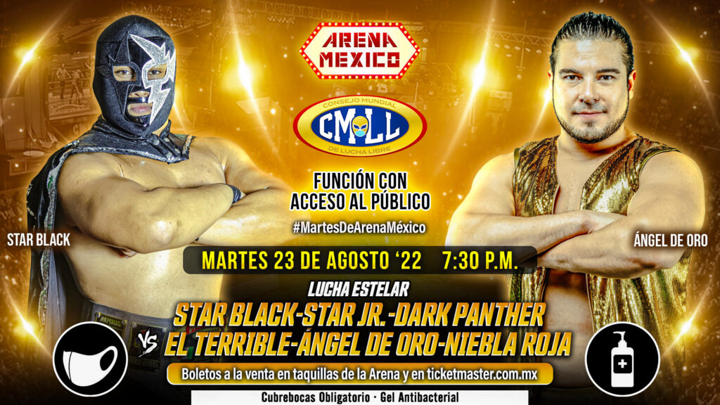 Resultados CMLL Martes de Arena México 23 de agosto de 2022
