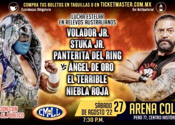 Resultados CMLL Sábado de Coliseo 27 de agosto de 2022