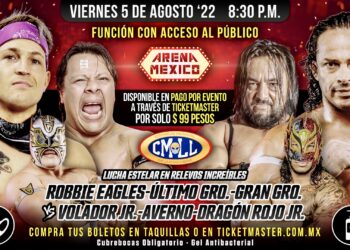 Resultados CMLL Viernes Espectacular 5 de agosto de 2022