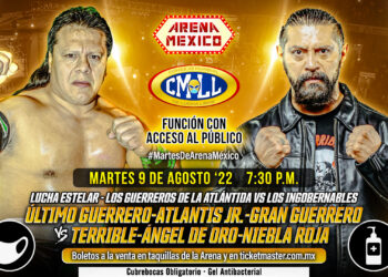 Resultados CMLL Martes de Arena México 9 de agosto de 2022