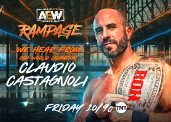 SPOILER: se revela el próximo rival de Claudio Castagnoli por el Campeonato Mundial de ROH durante las grabaciones de AEW Rampage