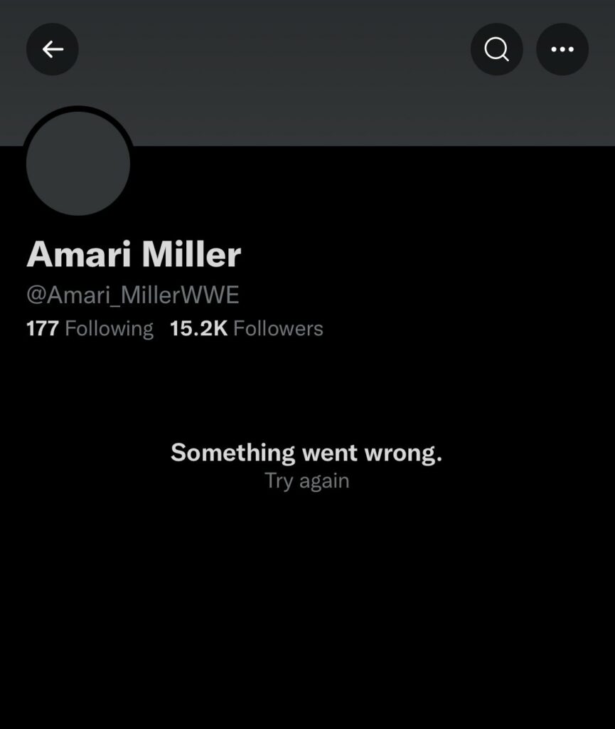 Amari Miller desactiva su cuenta de Twitter tras un comentario sobre Sasha Banks y su paso por NXT