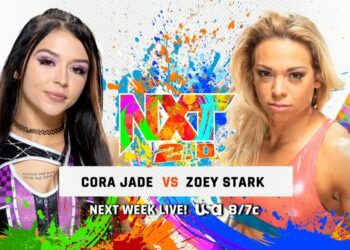 WWE anuncia tres combates para el show de NXT 2.0 del 9 de agosto