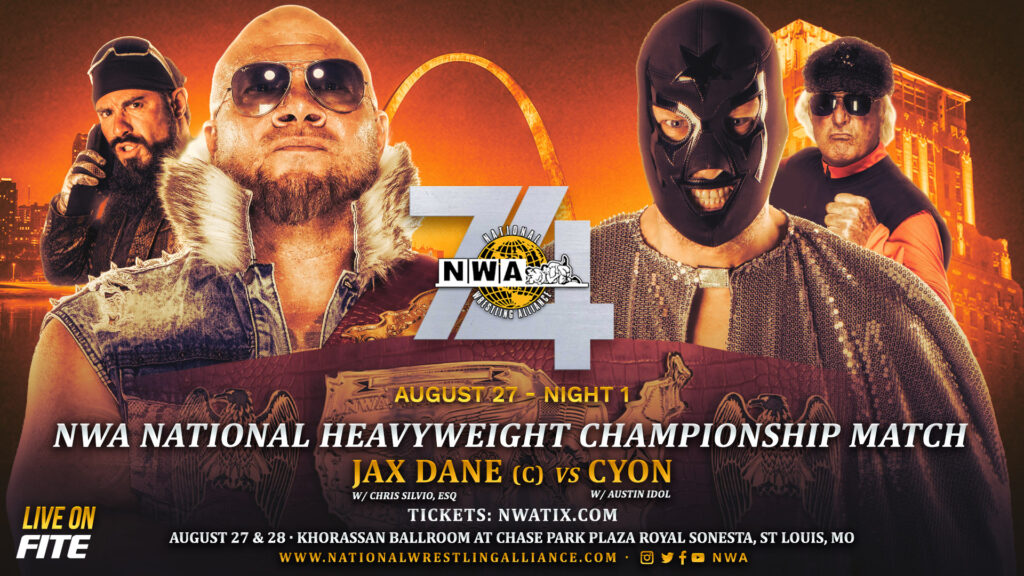 Jax Dane defenderá el Campeonato Nacional de NWA ante Cyon en la Noche 1 de NWA 74