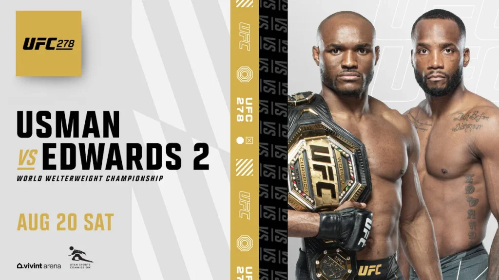 Cartelera UFC 278: Usman vs. Edwards 2