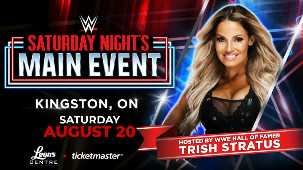 Cartelera WWE Live Kingston Saturday Night's Main Event 20 de agosto de 2022