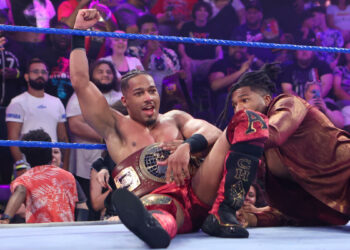 Carmelo Hayes retiene el Campeonato Norteamericano de NXT en Worlds Collide 2022