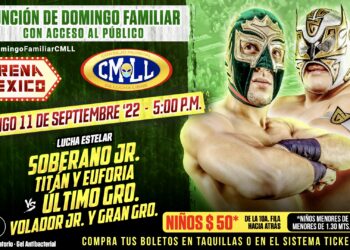 Resultados CMLL Domingo Familiar 11 de septiembre de 2022