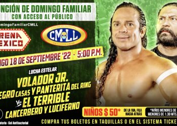 Resultados CMLL Domingo Familiar 18 de septiembre de 2022