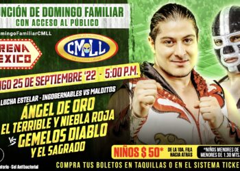 Resultados CMLL Domingo Familiar 25 de septiembre de 2022