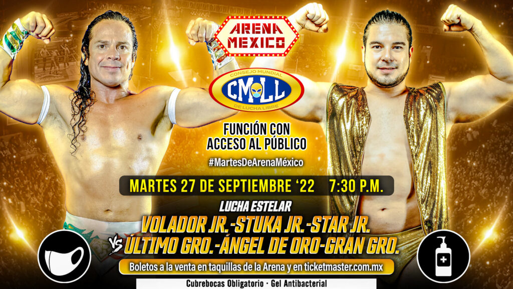 Resultados CMLL Martes de Arena México 27 de septiembre de 2022