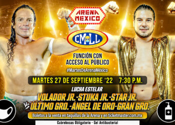 Resultados CMLL Martes de Arena México 27 de septiembre de 2022