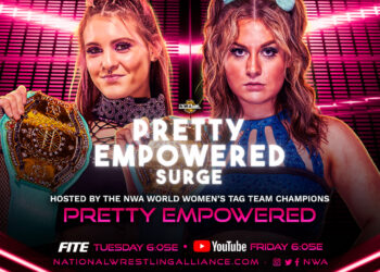 Cartelera NWA Pretty Empowered Surge 27 de septiembre de 2022