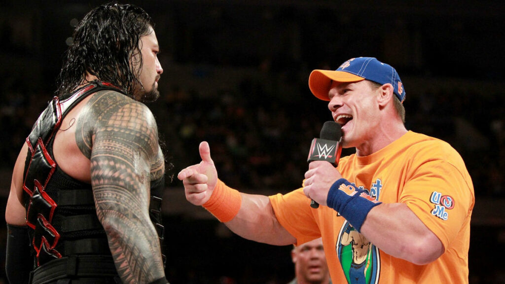 Roman Reigns admite que se "quedó en blanco" durante una promo con John Cena