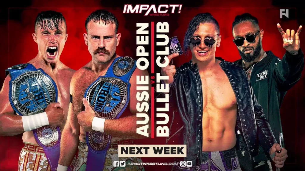 IMPACT Wrestling anuncia tres luchas para su show semanal del 8 de septiembre