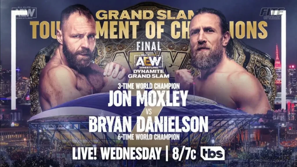 Bryan Danielson enfrentará a Jon Moxley en la final del torneo por el Campeonato Mundial de AEW en Grand Slam