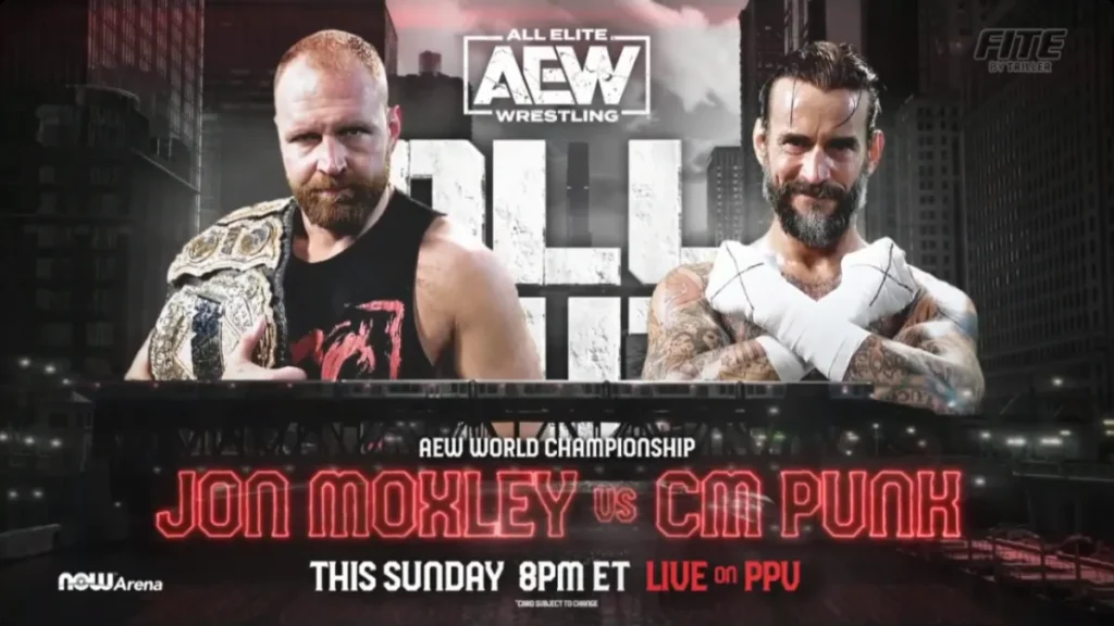 CM Punk retará a Jon Moxley por el Campeonato Mundial de AEW en All Out 2022