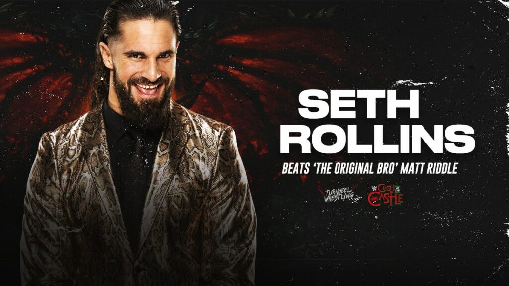 Seth Rollins derrota a Matt Riddle en WWE Clash at the Castle
