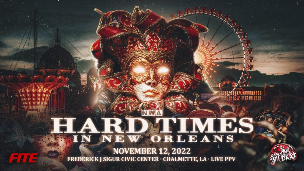 Cartelera NWA Hard Times 3 actualizada