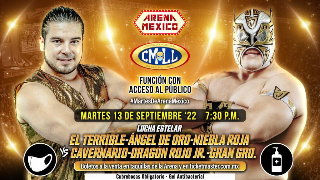 Resultados CMLL Martes de Arena México 13 de septiembre de 2022