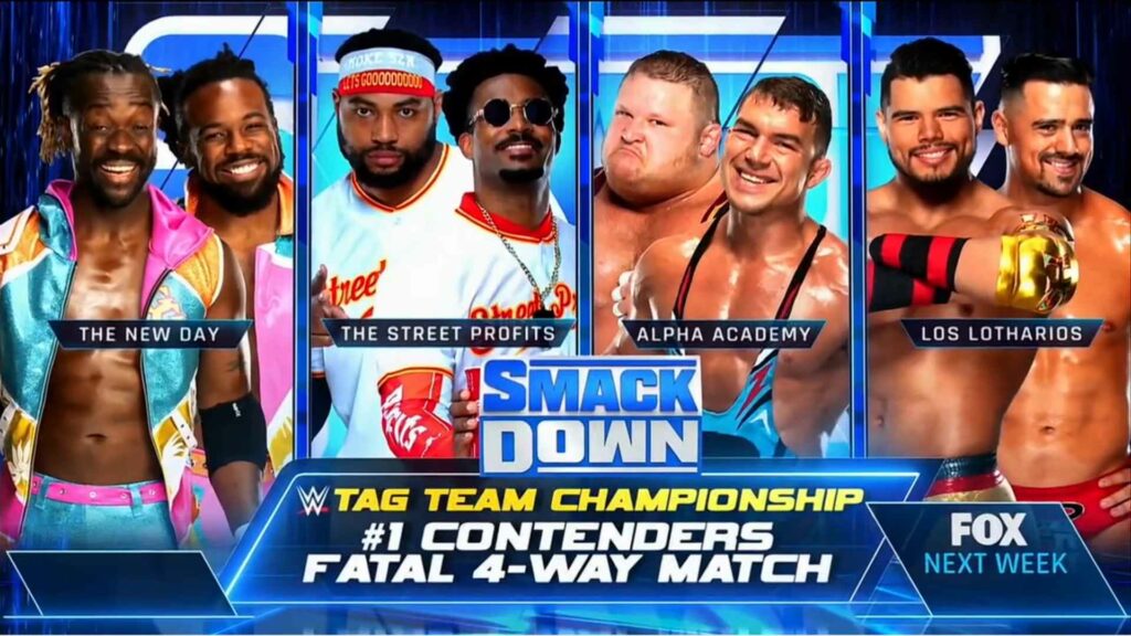 WWE anuncia un combate para el SmackDown del 16 de septiembre