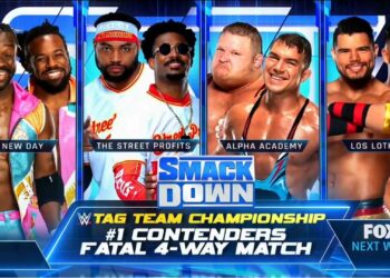 WWE anuncia un combate para el SmackDown del 16 de septiembre