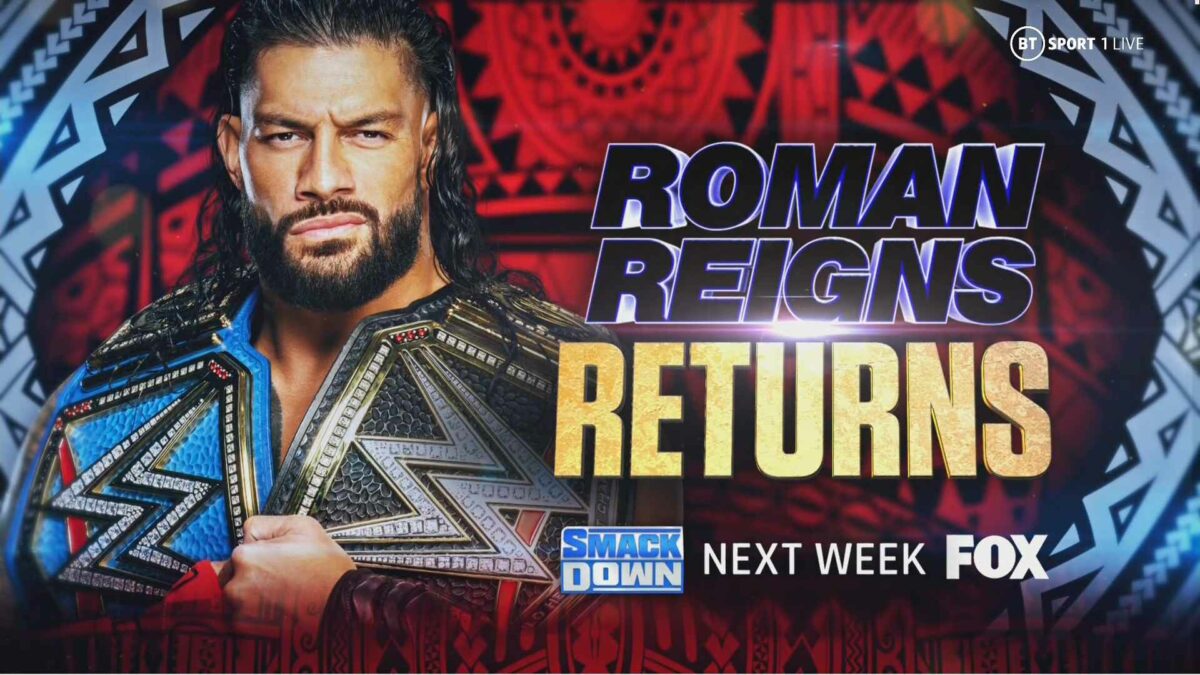 WWE Anuncia El Regreso De Roman Reigns Y Dos Combates Para El SmackDown ...