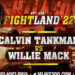 Willie Mack se enfrentará a Calvin Tankman en Fightland 2022 Willie Mack
