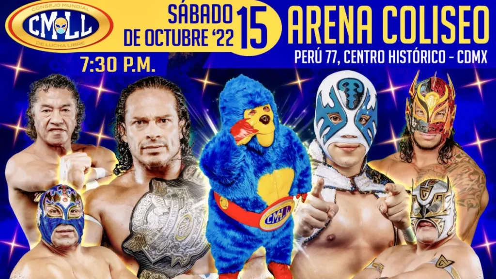 Resultados CMLL Sábado de Coliseo 15 de octubre de 2022