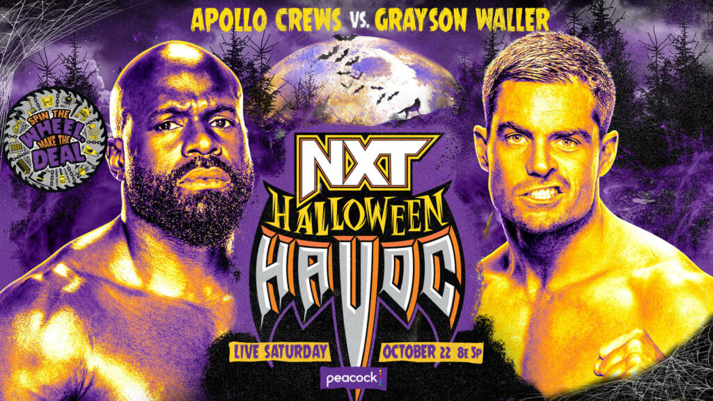 Apollo Crews y Grayson Waller se enfrentarán en NXT Halloween Havoc 2022