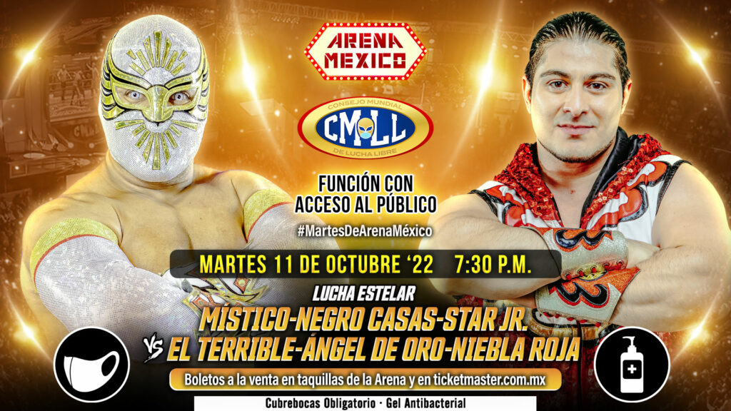 Resultados CMLL Martes de Arena México 11 de octubre de 2022