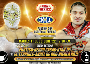 Resultados CMLL Martes de Arena México 11 de octubre de 2022