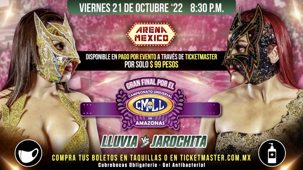 Resultados CMLL Viernes Espectacular 21 de octubre de 2022